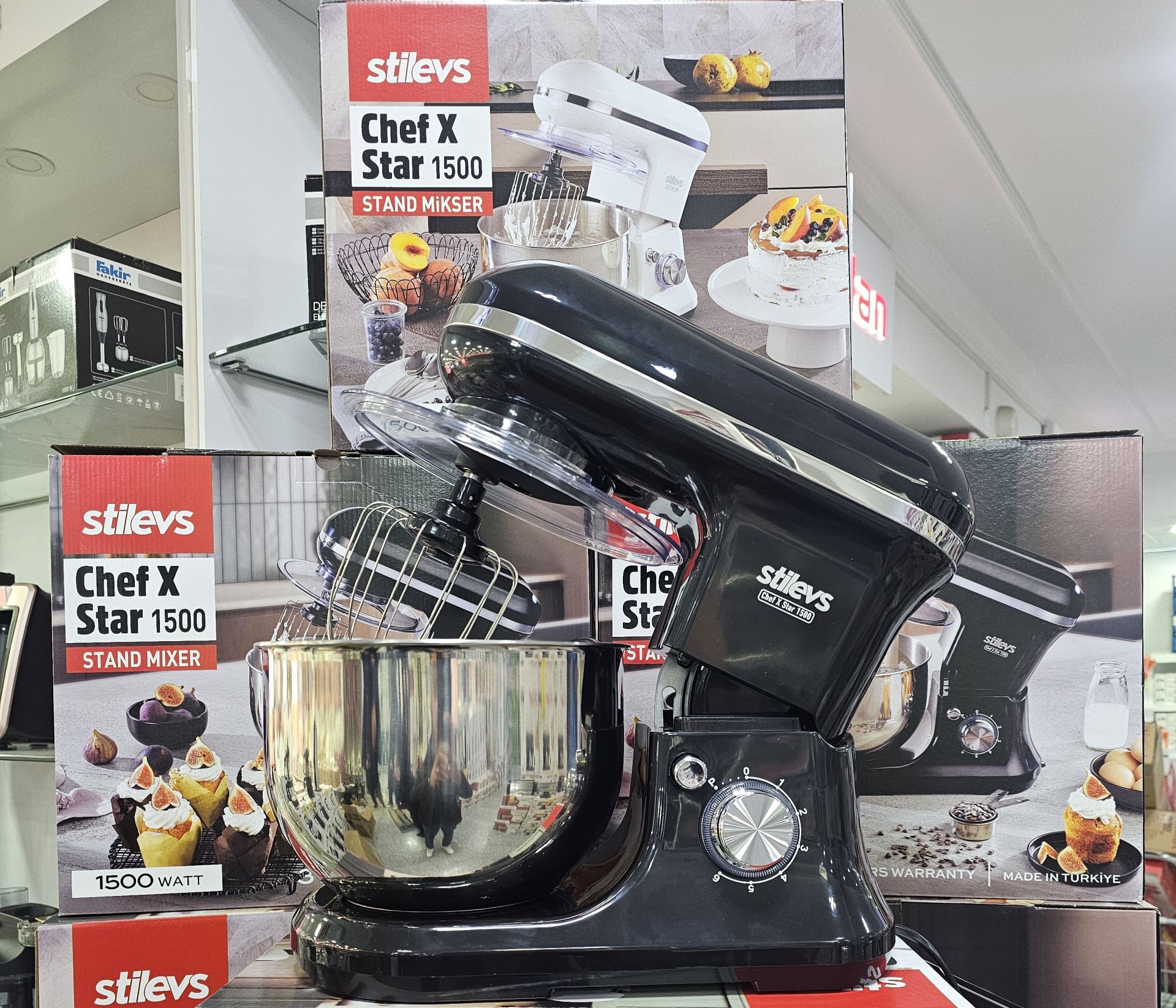 Stilevs Chef X Star 1500 W Stand Mikser Hamur Yoğurma Makinesi