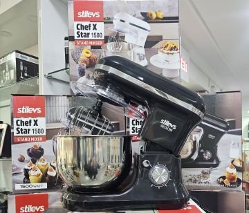Stilevs Chef X Star 1500 W Stand Mikser Hamur Yoğurma Makinesi