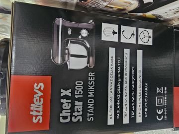 Stilevs Chef X Star 1500 W Stand Mikser Hamur Yoğurma Makinesi